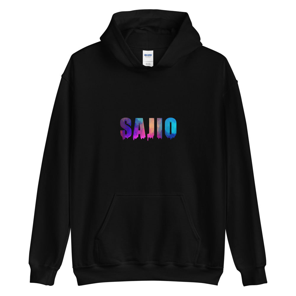 Sajio Unisex Paint Drip Hoodie