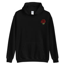 Load image into Gallery viewer, Sajio Embroidered Rose Hoodie
