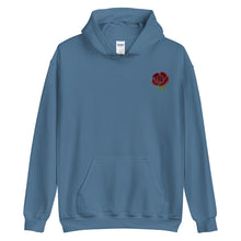 Load image into Gallery viewer, Sajio Embroidered Rose Hoodie
