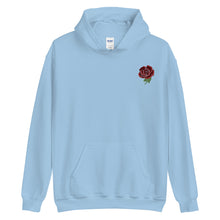 Load image into Gallery viewer, Sajio Embroidered Rose Hoodie
