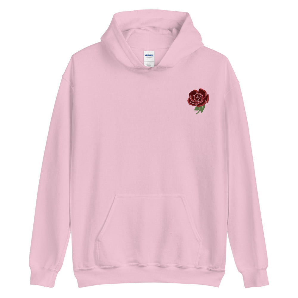 Light pink rose clearance hoodie