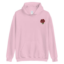 Load image into Gallery viewer, Sajio Embroidered Rose Hoodie
