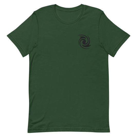 Sajio Embroidered Spiral T-Shirt
